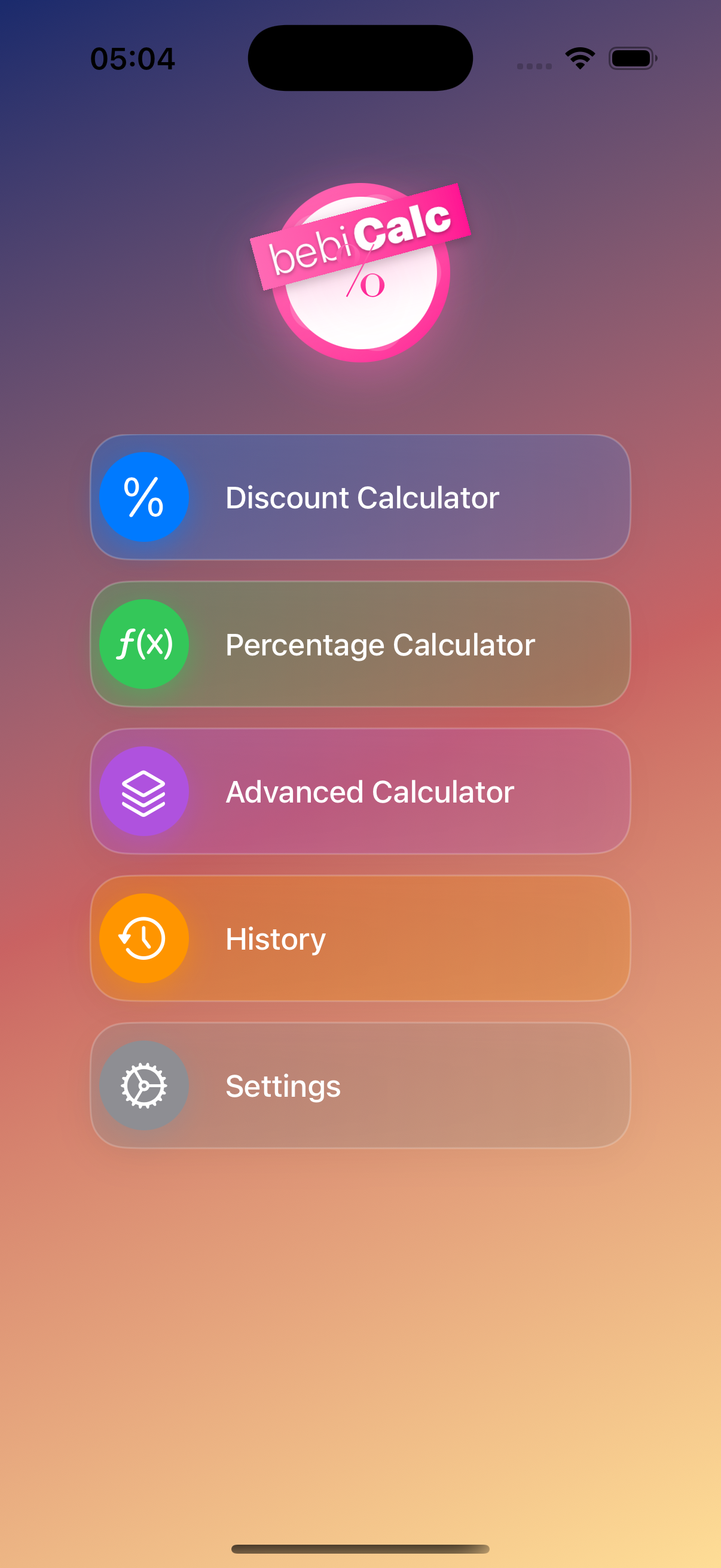 BBCalc Discount Calculator